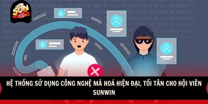 Quyền Riêng Tư 3 Sunwin Hệ thống sử dụng công nghệ mã hoá hiện đại, tối tân cho hội viên Sunwin